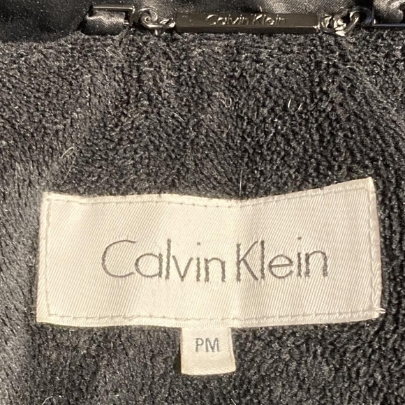 Calvin Klein Down Puffer Coat (No Removable Hood) Women's Medium Petite MP EUC - Picture 4 of 6